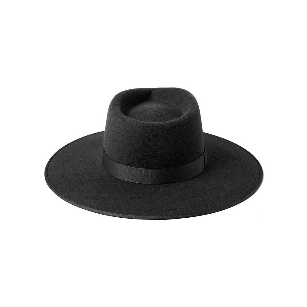 NEW Lack of Color Noir Rancher Hat Black Wool Fedora Western Size Medium Boho - Picture 13 of 16